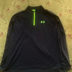 Under Armour Men's Navy and Neon Green Performance Jacket